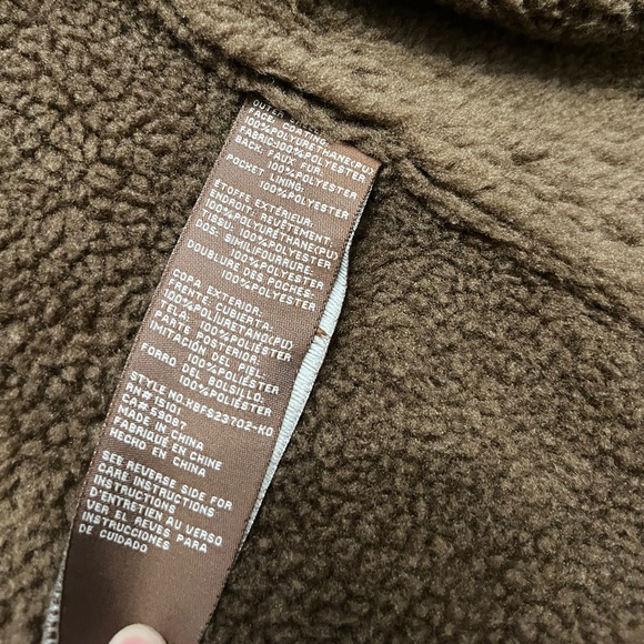 NWT - Koolaburra by UGG Women’s Faux Leather Shearling Biker Jacket - Size L - Picture 12 of 12